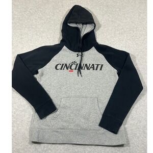 Under‎ Armour Cincinnati Bearcats Raglan Hoodie Gray Black Men's SM P